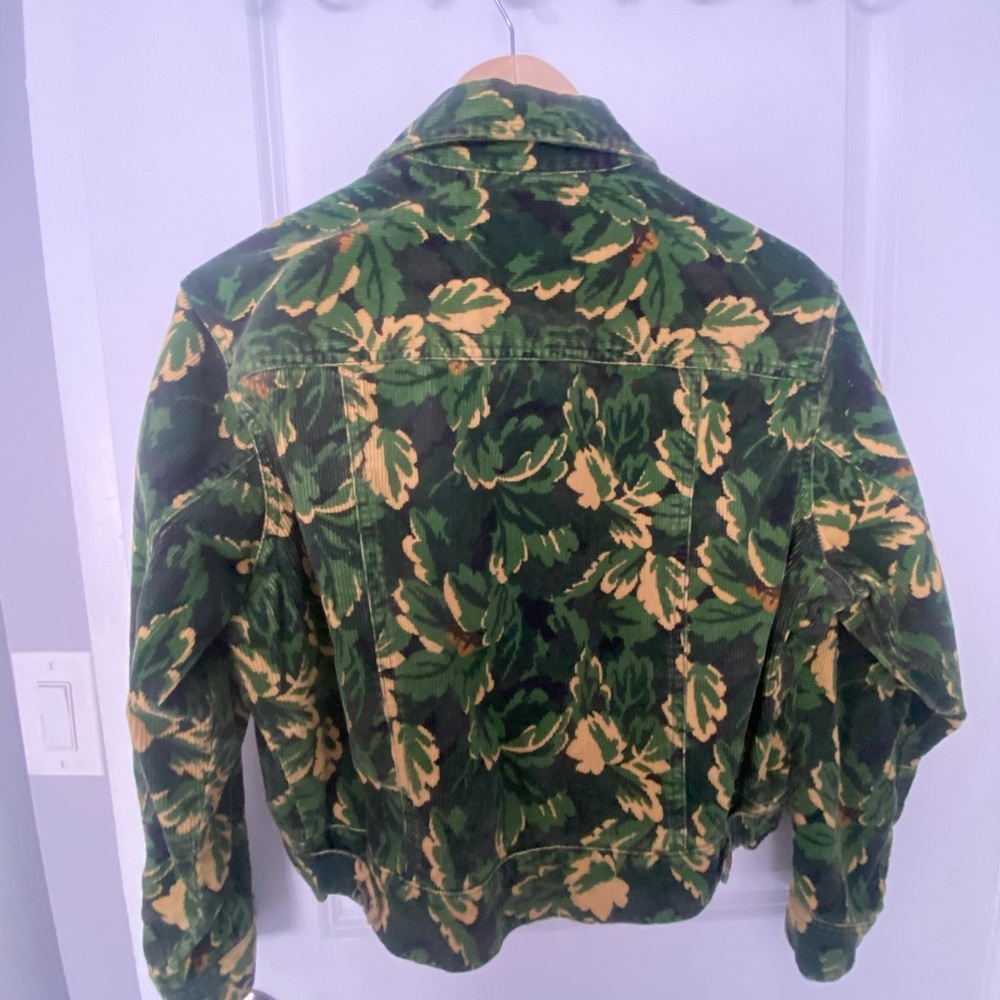 Vintage ESPRIT “The Greens” Green and Yellow Camouflage Jacket